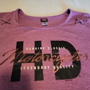 Harley Davidson purple XL sweater